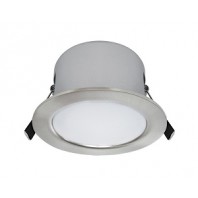 Brilliant-TRADEMATE LED Downlight 8W - White / Brush Nickel